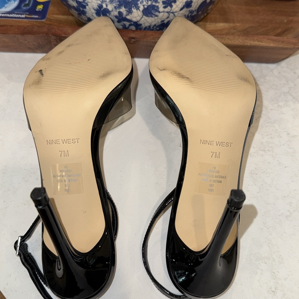 ☀️Sale☀️ Nine West Slingback Heels - Picture 5 of 5